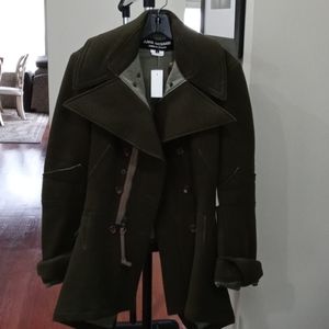Comme Des Garcons olive green deconstruction jacke